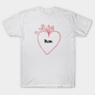 Mom and heart T-Shirt